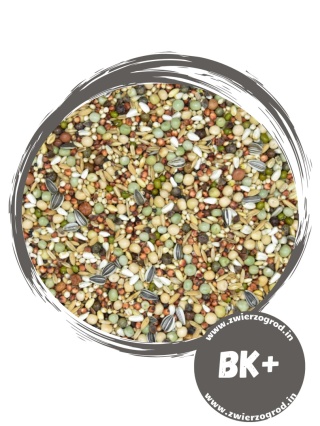MDM BK+ „Bez kukurydzy i pszenicy Plus” – mieszanka dla gołębi wysokobiałkowa 25kg
