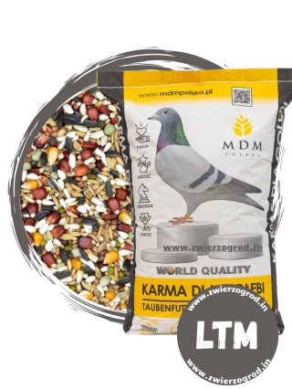 MDM LTM „Turbo Mistrzów” – mieszanka lotowa dla dorosłych gołębi | wysoka energia i wydolność 25kg