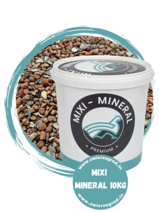 MIXI MINERAL Premium 10 kg – mieszanka mineralno-witaminowa uzupełniająca dla gołębi pocztowych