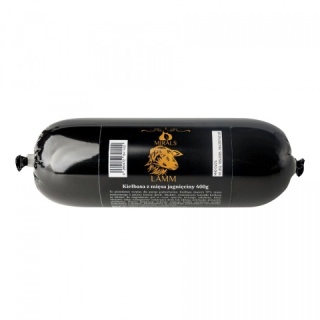 MIRALS Lamm – kiełbasa treningowa z mięsa jagnięciny 400 g