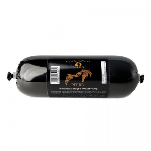MIRALS Pferd – kiełbasa treningowa z mięsa koniny 400 g