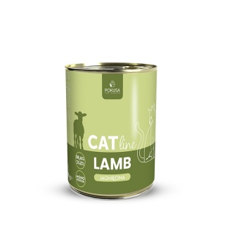 Pokusa Catline Mokra karma dla kota z jagnięciną – monoproteinowa, pełnoporcjowa, 70% mięsa 400g