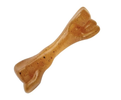 Nylabone Puppy Beef Bone S - bezpieczny gryzak dla szczeniaka, kość o zapachu wołowiny