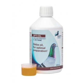 PIGEON HEALTH & PERFORMANCE OPTI-OIL 500 ml – całoroczny olej detoksykujący dla gołębi