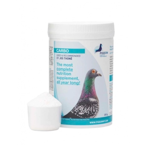 PIGEON HEALTH & PERFORMANCE CARBO 250 g – suplement energetyczno-regeneracyjny dla gołębi