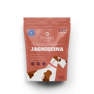Perro Karma tłoczona na zimno PERRO Gourmet Jagnięcina – formuła dla psów dorosłych średnich i dużych ras 1kg