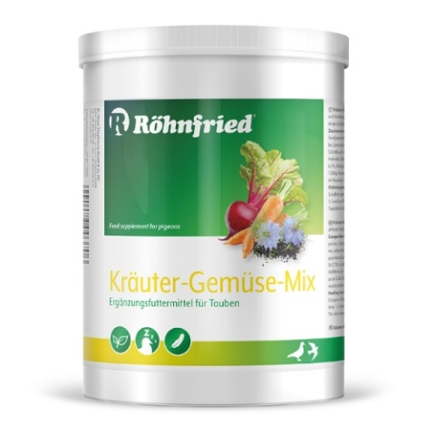 ROHNFRIED Kräuter-Gemüse-Mix 500 g – mieszanka 17 ziół dla gołębi