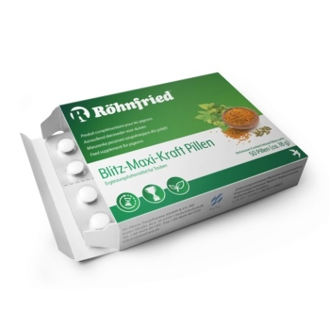 ROHNFRIED Blitz Maxi Kraft – pigułki energetyczne dla gołębi