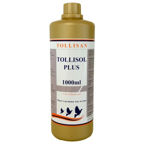 Tollisan TOLLISOL PLUS 1000 ml – suplement mineralno-witaminowy dla gołębi