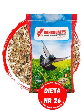 VANROBAEYS DIETA EXTRA NR 26 – karma dietetyczna dla gołębi 20 kg