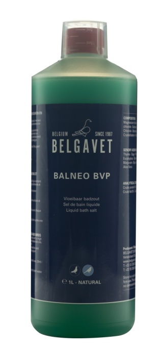 BELGAVET Balneo 1000 ml – naturalna sól do kąpieli dla gołębi