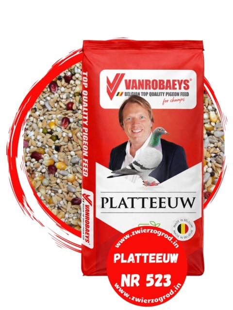 VANROBAEYS 523 Mieszanka Platteeuw spezial 20 kg – karma dla gołębi na trudne odcinki tras średnich