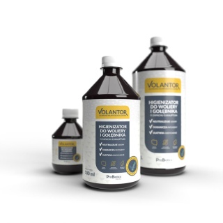Volantor Higienizator do woliery i gołębnika 500ml - probiotyczny preparat do zamgławiania i oprysku pomieszczeń