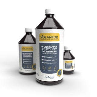 Volantor Higienizator do woliery i gołębnika 1000ml - probiotyczny preparat do zamgławiania i oprysku pomieszczeń