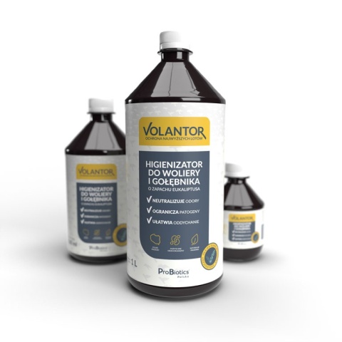 Volantor Higienizator do woliery i gołębnika 1000ml - probiotyczny preparat do zamgławiania i oprysku pomieszczeń