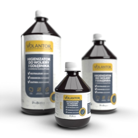 Volantor Higienizator do woliery i gołębnika 200ml - probiotyczny preparat do zamgławiania i oprysku pomieszczeń
