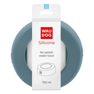 WAUDOG Silicone miska bez rozlewania! 750 ml szara