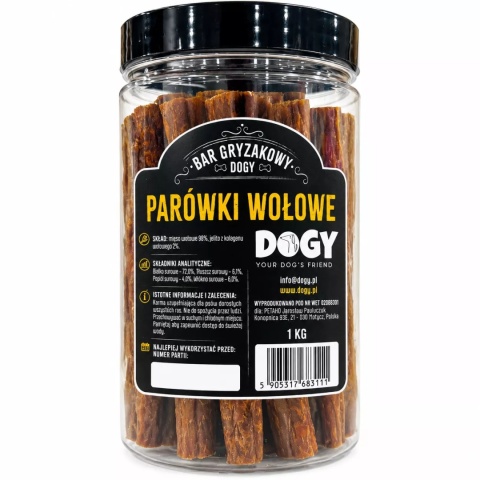 BAR GRYZAKOWY DOGY – Parówka Wołowa