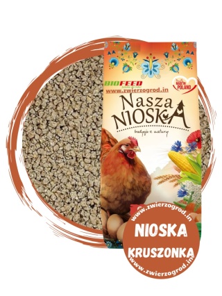 BIOFEED Nasza Nioska 10 kg – pełnoporcjowa pasza dla kur niosek w formie kruszonki