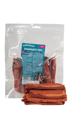 Chrup&Go Smakowite Trio z kaczką, królikiem i jagnięciną – przysmaki dla psa, 500 g