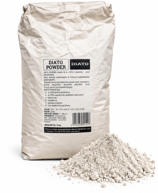 DIATO POWDER Ziemia Okrzemkowa 10 kg – naturalny diatomit do higieny, osuszania i pochłaniania wilgoci