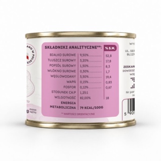 Farma Kaczka 200 g – monoproteinowa karma mokra dla kota 98,8% kaczki
