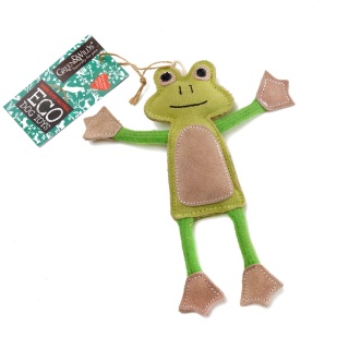 Francois Le Frog - Żaba - zabawka ekologiczna dla psa