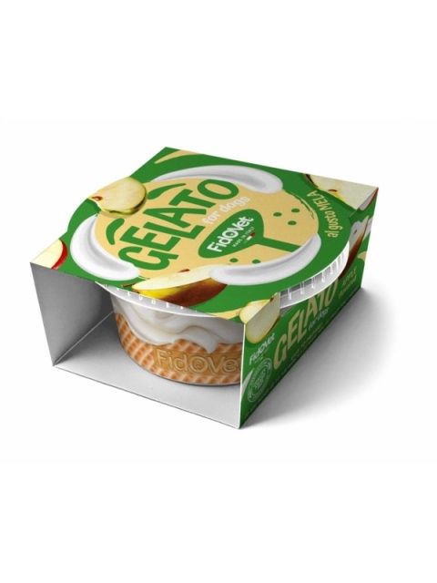 GELATO Włoskie Lody Jabłkowe dla psa – mieszanka do przygotowania lodów, 40 g