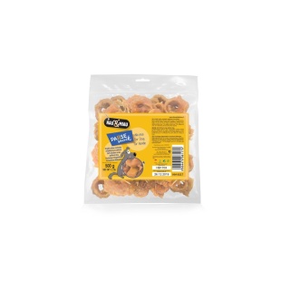Hau & Miau Pause Snack Krążki rybne owinięte miękkim kurczakiem – przysmak dla psa, 500 g