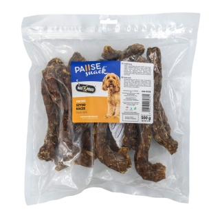 Hau & Miau Pause Snack Szyjki Kacze – naturalny przysmak dla psa, 500 g