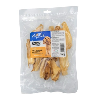 Hau & Miau Pause Snack Uszy Jagnięce Bez Sierści – naturalny przysmak dla psa, 100 g