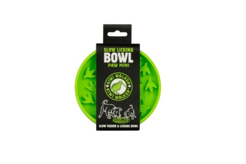 Kiwi Walker Slow Licking Bowl FLOWER MINI – miska spowalniająca jedzenie i lizanie dla psa i kota zielona