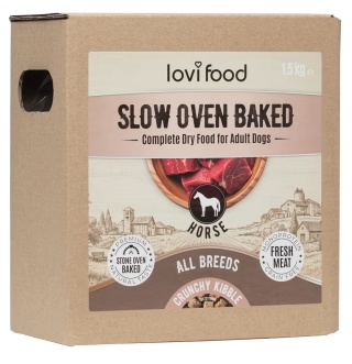 Lovi Food Slow Oven Baked Horse – monobiałkowa karma pieczona z koniną dla psa 1,5 kg