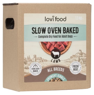 Lovi Food Slow Oven Baked Lamb – monobiałkowa karma pieczona z jagnięciną dla psa 1,5kg