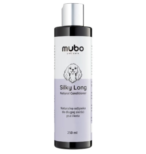 Mubo Silky Long Natural Conditioner 250ml - delikatna odżywka do długiej sierści psa i kota