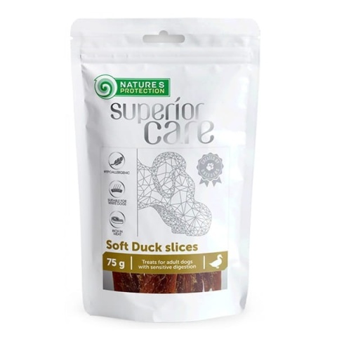 Nature’s Protection Superior Care Soft Duck Slices – miękkie kawałki kaczki dla psa, 75 g