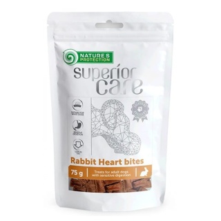 Nature’s Protection Superior Care Rabbit Heart Bites – kawałki króliczych serc z kurczakiem dla psa, 75 g