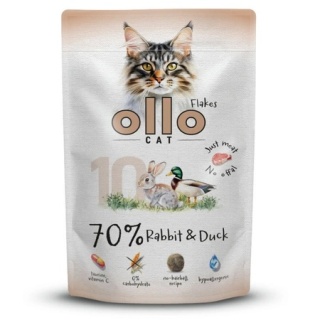 Ollo karma mokra dla kota królik i kaczka saszetka 85g