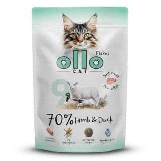 Ollo karma mokra dla kota jagnięcina i kaczka saszetka 85g