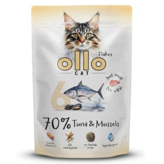 Ollo karma mokra dla kota tuńczyk i omułek saszetka 85g