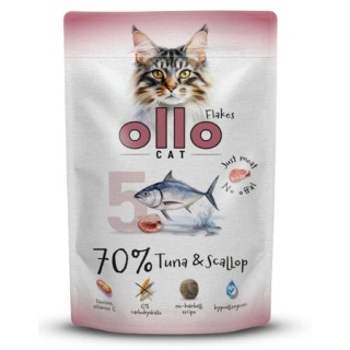 Ollo karma mokra dla kota tuńczyk i przegrzebki saszetka 85g