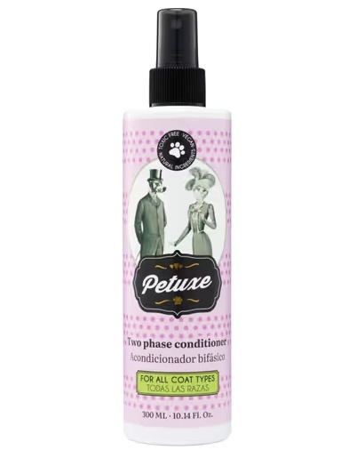 Petuxe Two-Phase Leave in Conditioner - wegańska, dwufazowa odżywka do każdego typu sierści, nawilżająca, do rozczesywania
