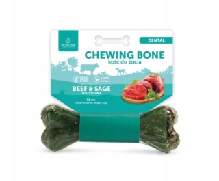 Pokusa - Chewing Bone Dental - Kość do żucia - Wół z Szałwią - 12cm