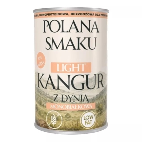 Polana Smaku - LIGHT Kangur z dynią 400g