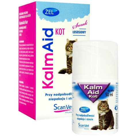 ScanVet KALMAID KOT 50 ML żel do stosowania przy nadpobudliwości, niepokoju i stresie