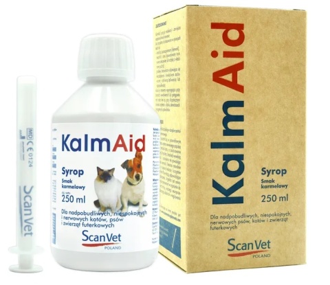 ScanVet KALMAID 250 ML żel do stosowania przy nadpobudliwości, niepokoju i stresie