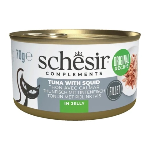Schesir Complements Tuńczyk z Kalmarami w Galarecie 70g Puszka