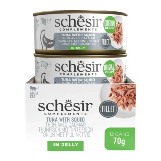 Schesir Complements Tuńczyk z Kalmarami w Galarecie 70g Puszka