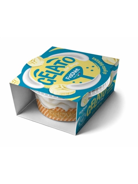 GELATO Włoskie Lody Bananowe dla psa – mieszanka do przygotowania lodów, 40 g