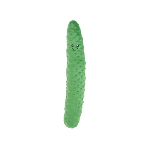 ZippyPaws Pluszowy Ogórek – długa zabawka z piszczałką Jiggler dla psa, 54 cm